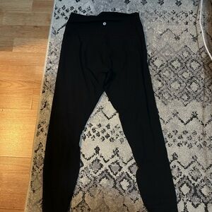 Black lulu lemon High-Waisted Leggings